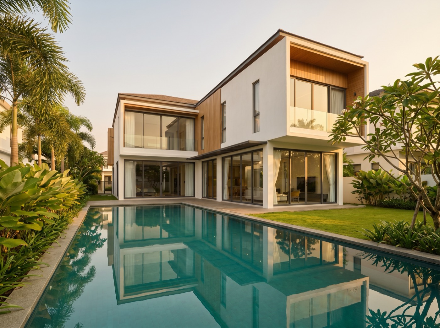 The luxury house in Kuala Lumpur where the show is filmed
